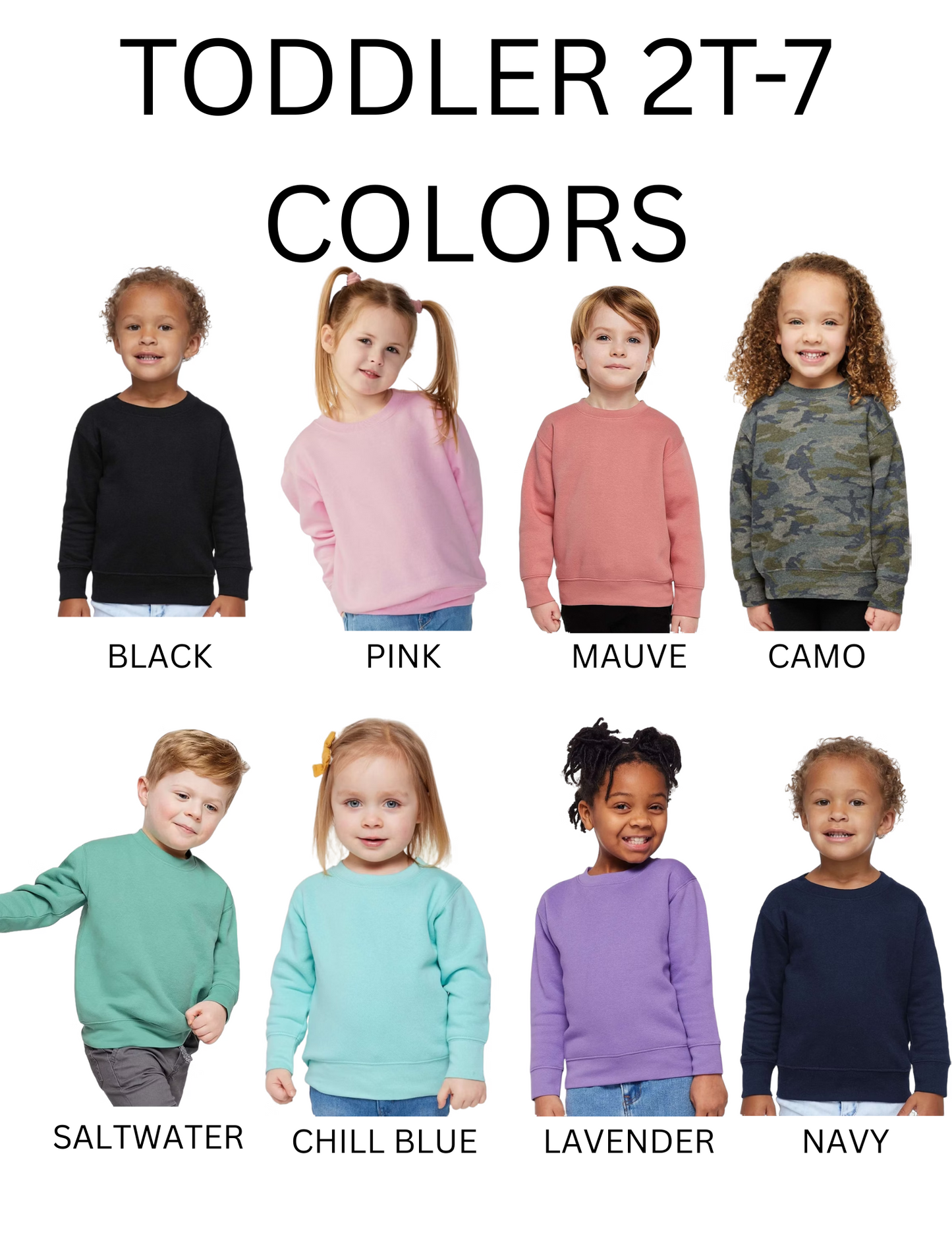 Toddler (2T-7) Embroidered Sweatshirts