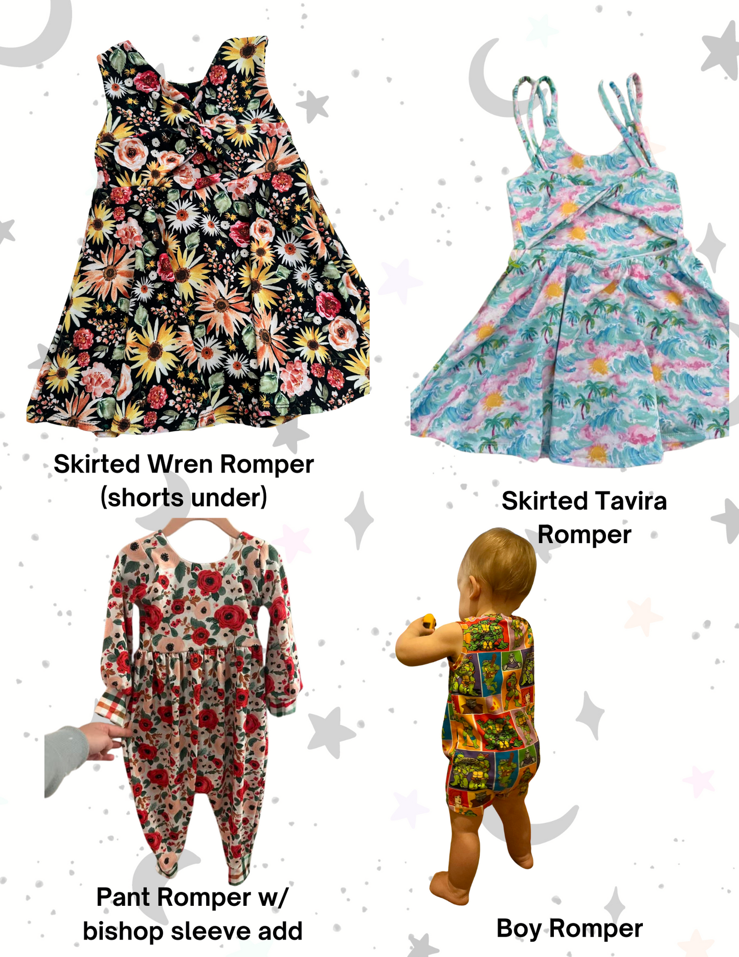 SHOP ONE PIECES AND ROMPERS