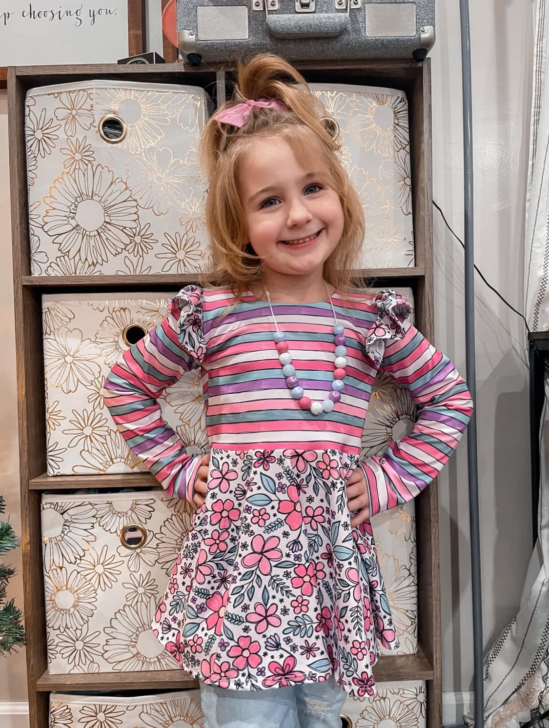 Twirl Peplum (or Dress) with Overlapping Back and Ruffle