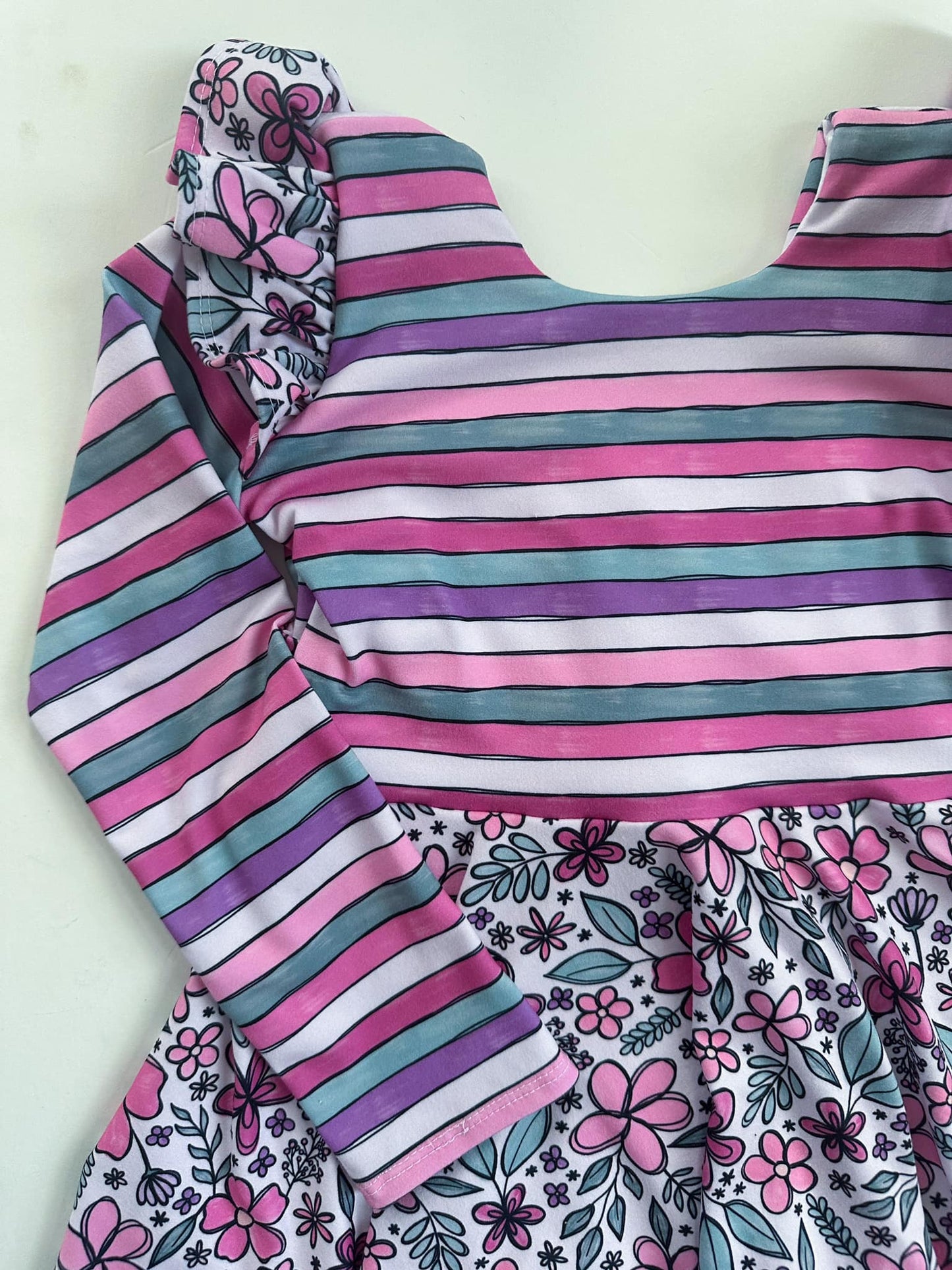 Twirl Peplum (or Dress) with Overlapping Back and Ruffle