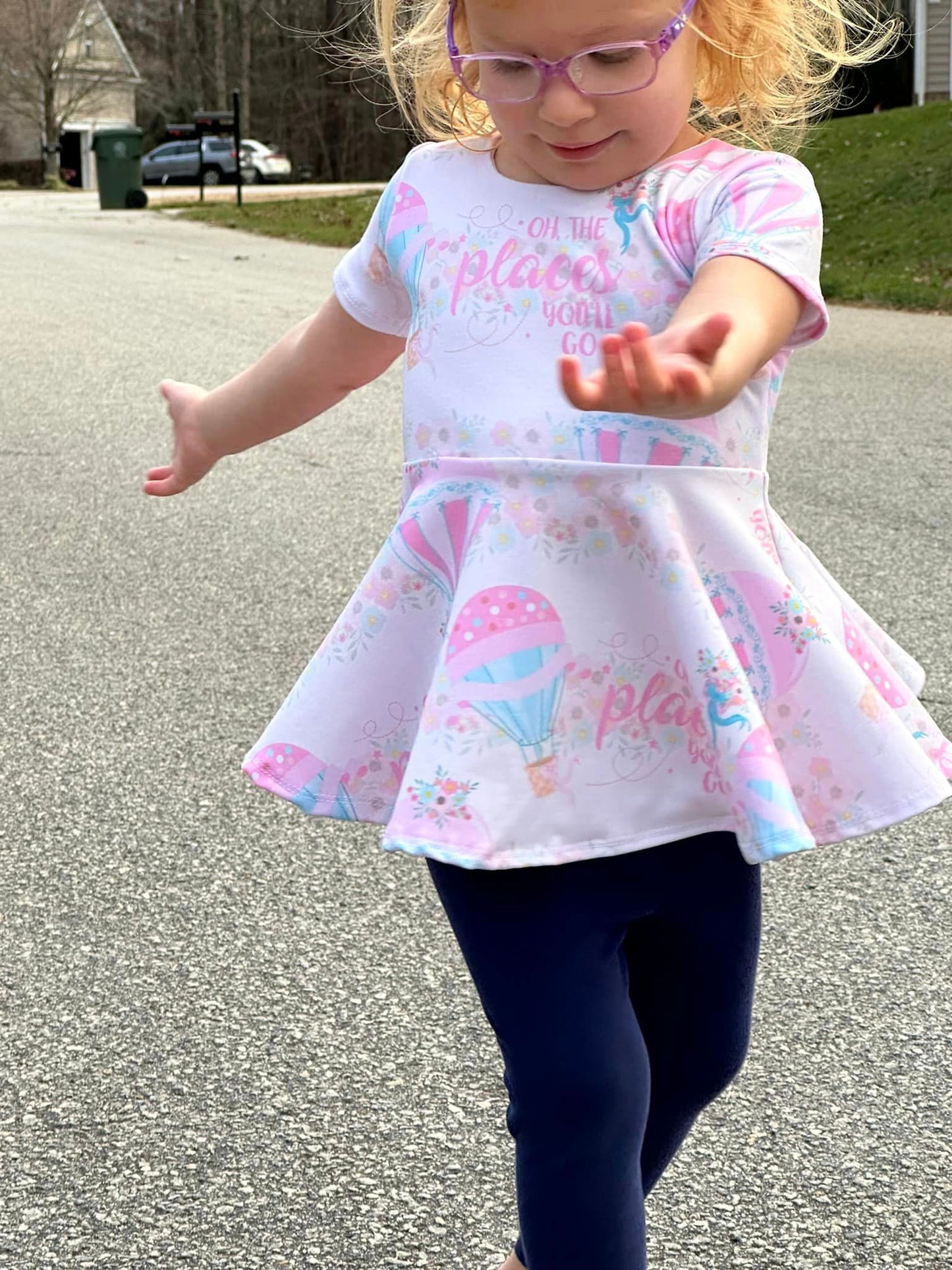 Oh, the Places You'll Go Twirl Peplum (or Dress)