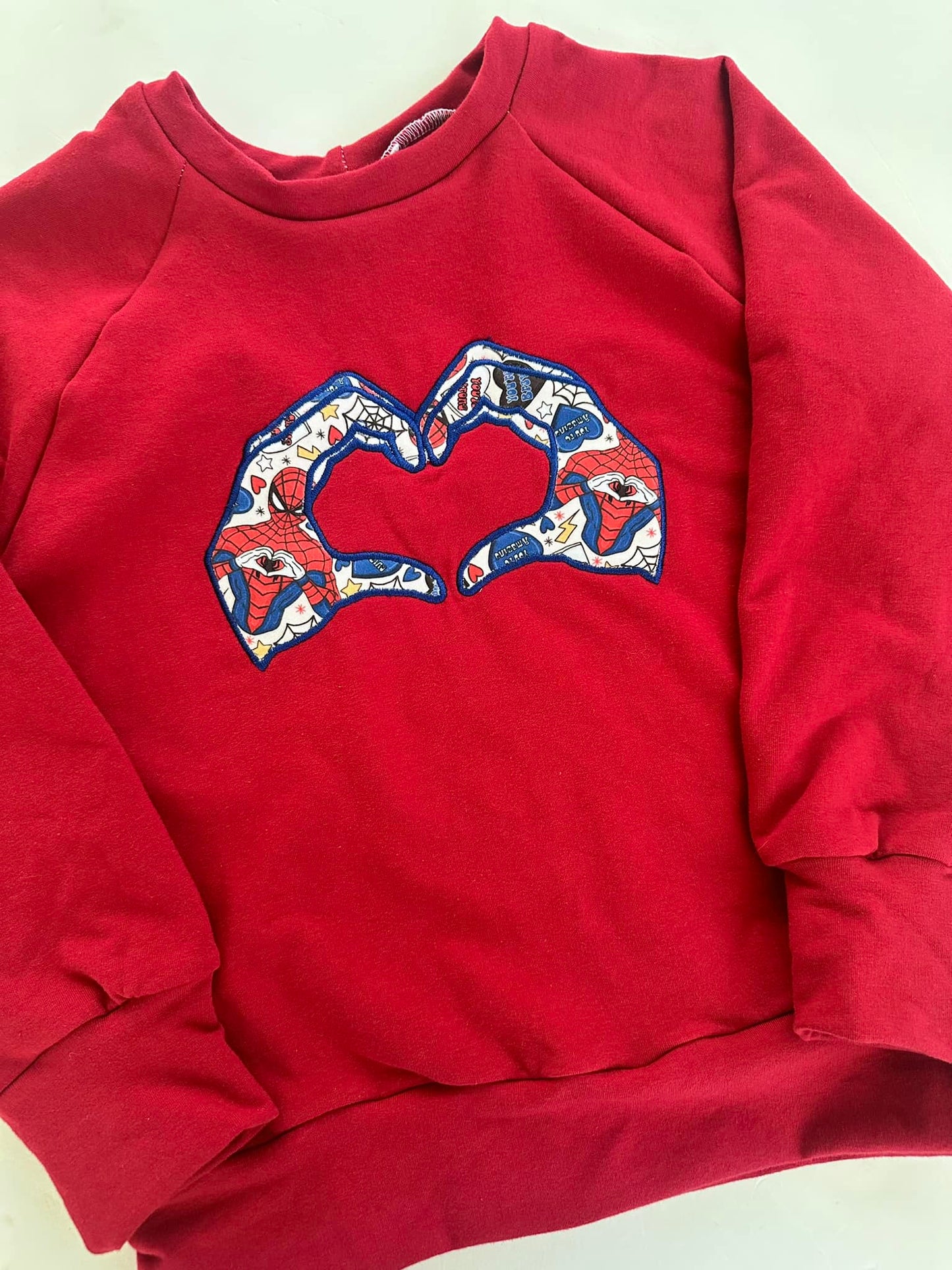 Applique Sweatshirts - LOVE or Heart Hands