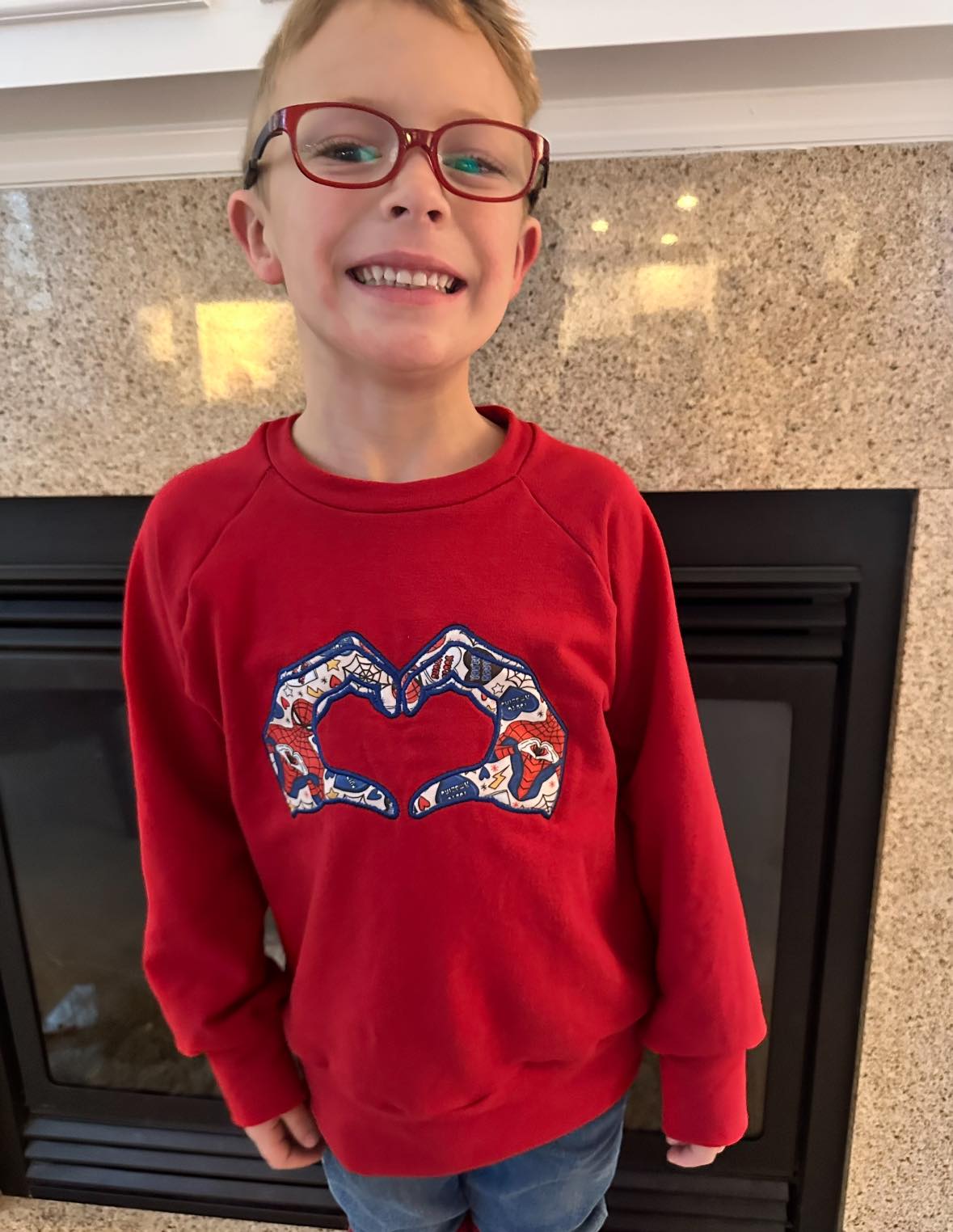 Applique Sweatshirts - LOVE or Heart Hands