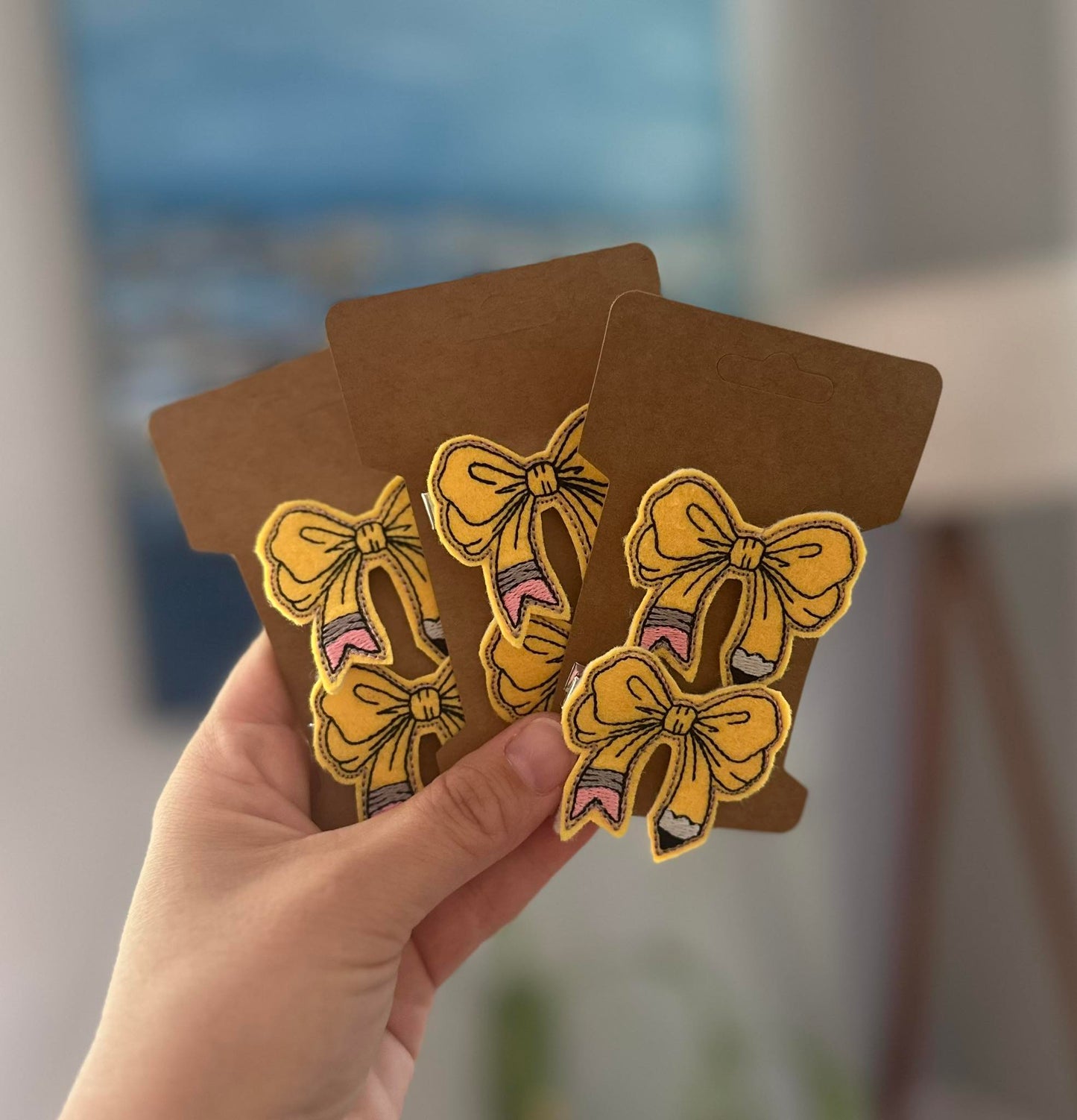 Pencil Hair Clips