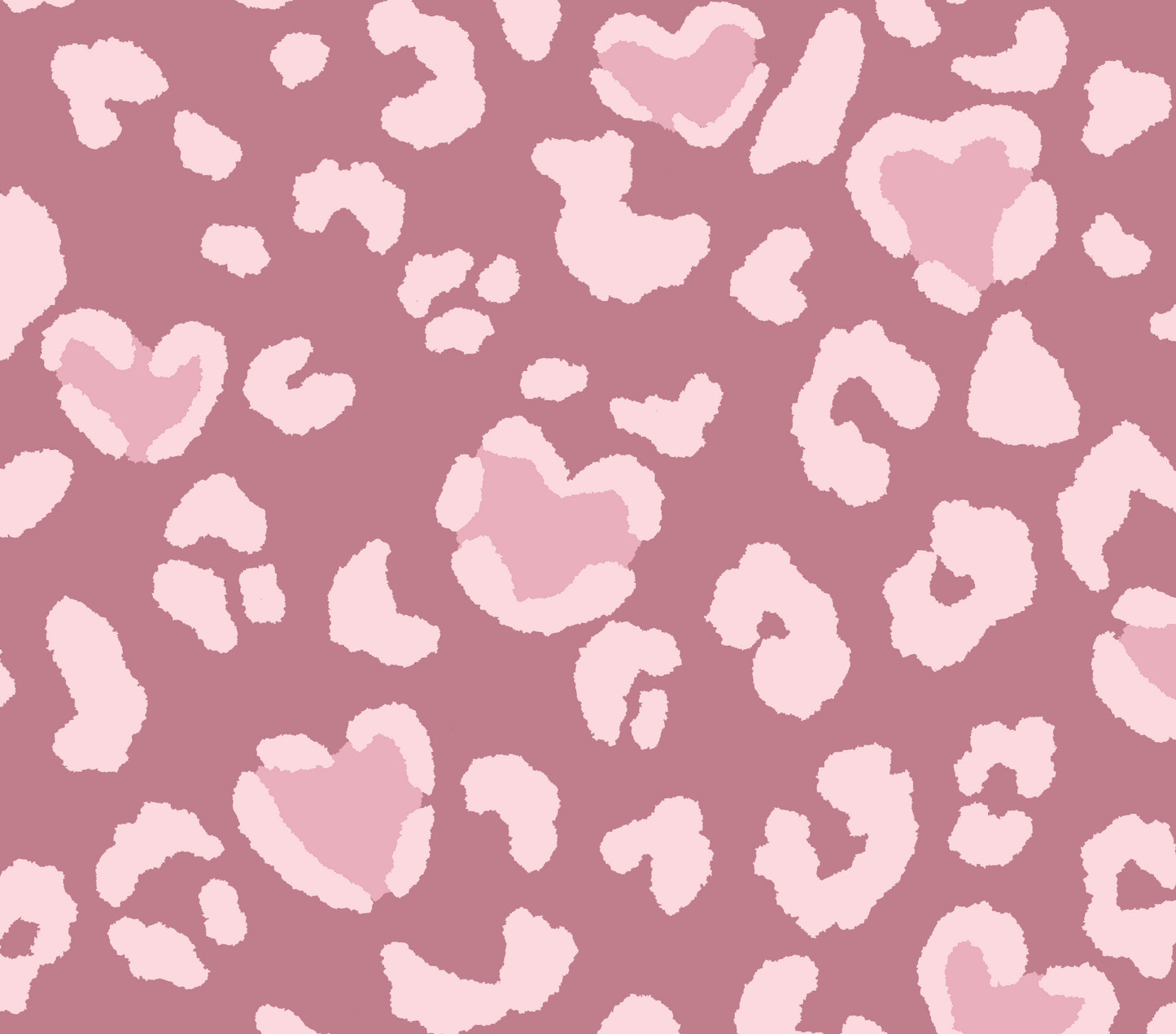 Muted Cheetah Hearts