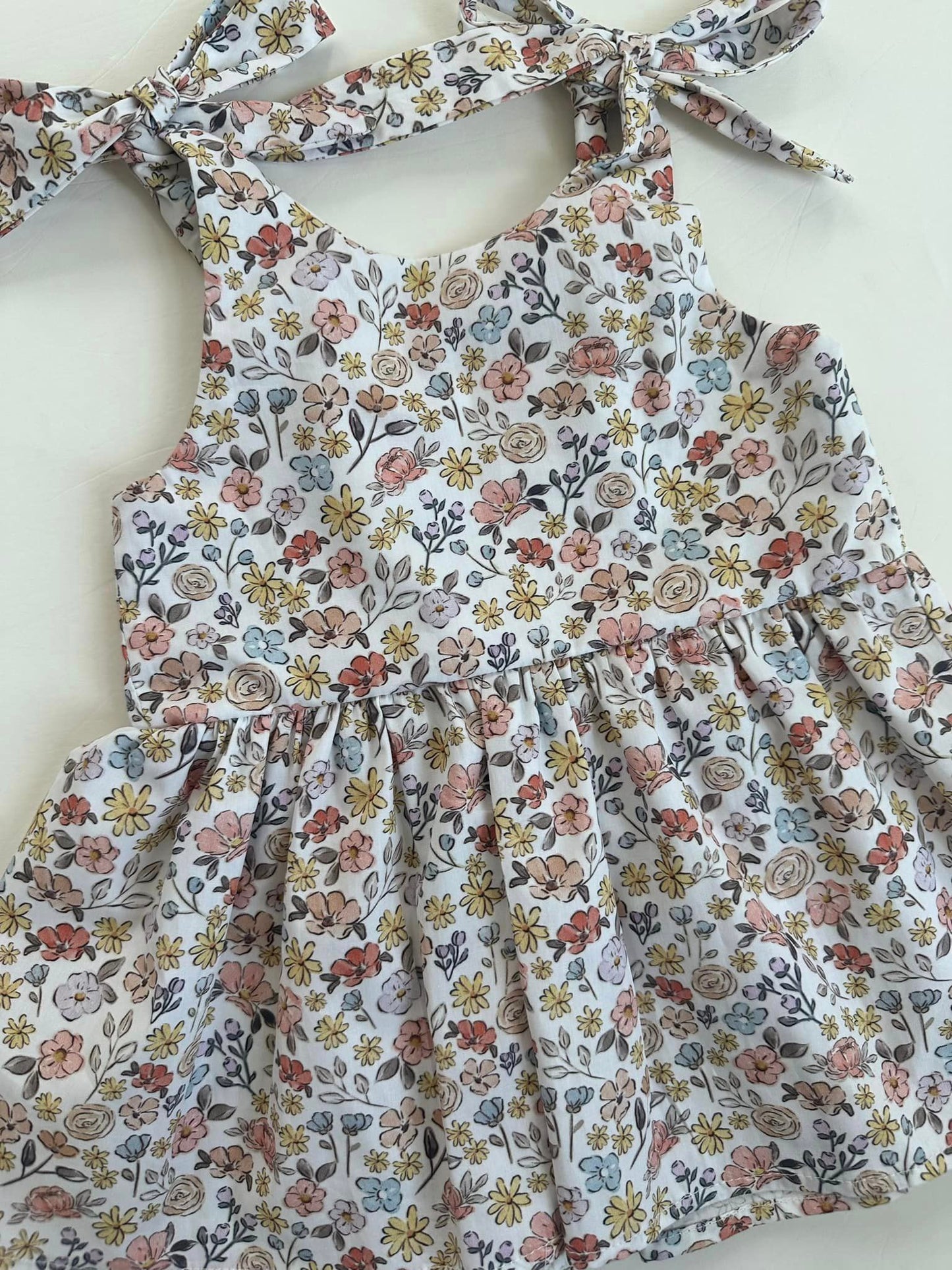 Dainty Floral Woven Top