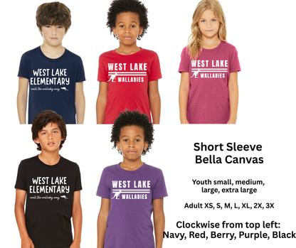 WLES: Short Sleeve Graphic Tee (Bella Canvas Brand)