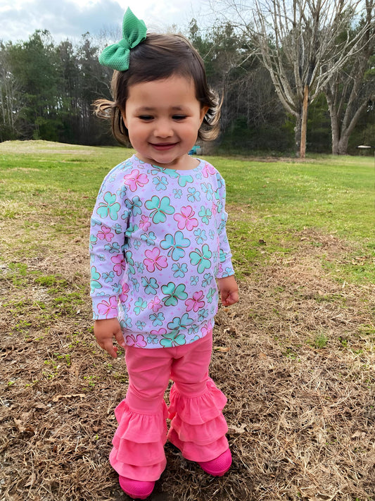 Pink Shamrock Dolman