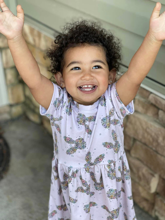 Floral Bunny Everyday Dress