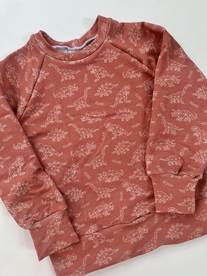 Cozy French Terry Sweatshirt in Dinos