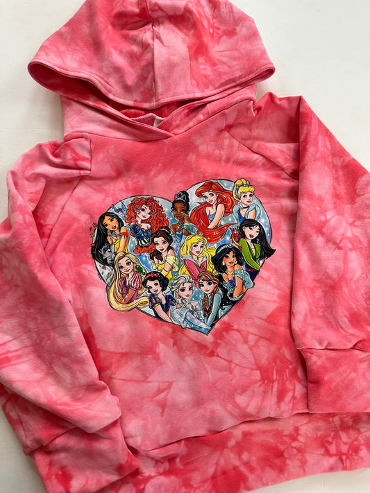 Tie Dye Sweatshirt and Hoodies with Screen Prints