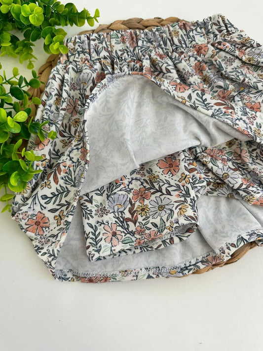 Floral Simple Aurora Skirt