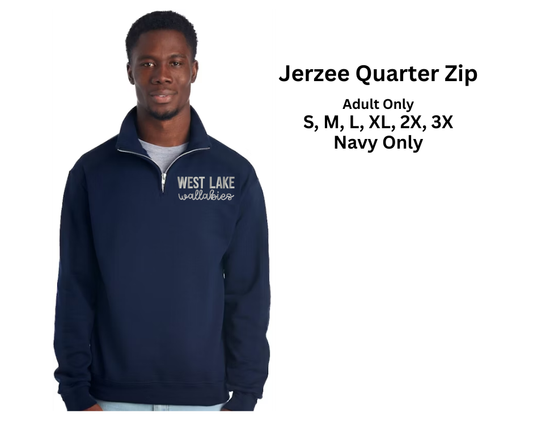 WLES: Adult Embroidered Quarter Zips