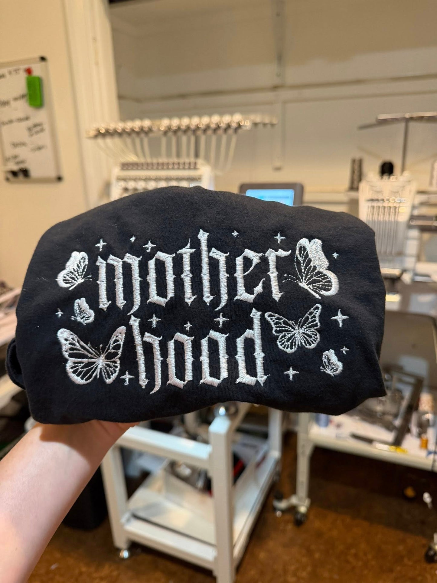 Motherhood Embroidered UNISEX tee