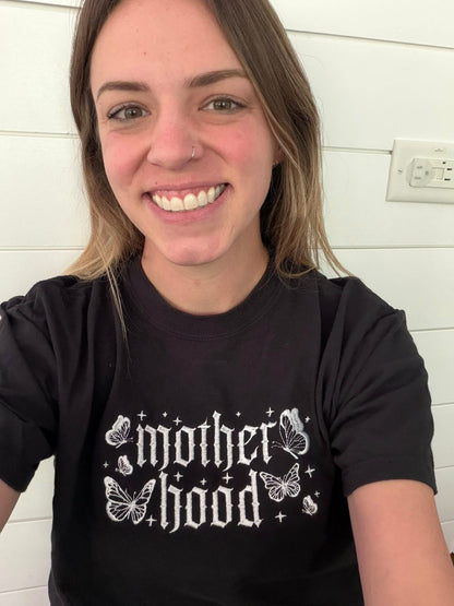 Motherhood Embroidered UNISEX tee