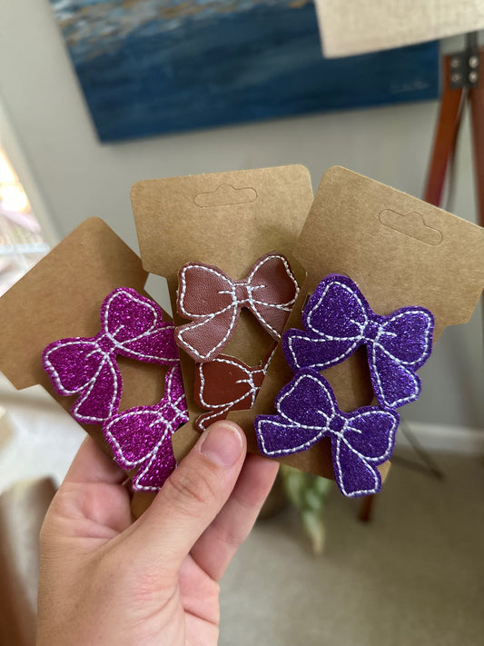 Coquette Bows Hair Clips