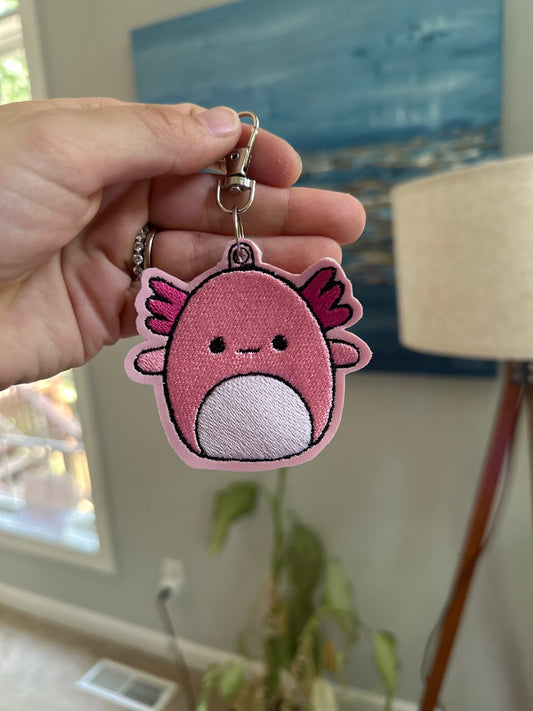 Axolotl Keychain
