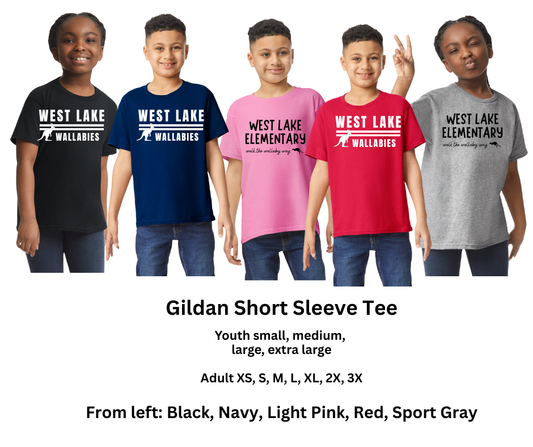 WLES: Short Sleeve Graphic Tee (Gildan Brand)