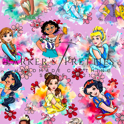 Watercolor Princess - Pick Your Style